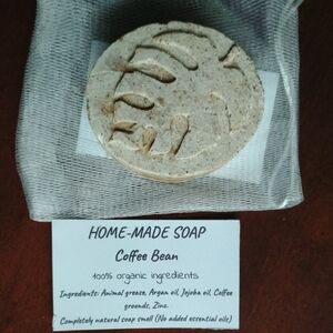 Handmade Coffee Bean Soap with Organic Ingredients